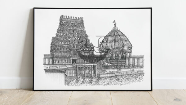 Thiruvarur Thyagaraja Temple mockup