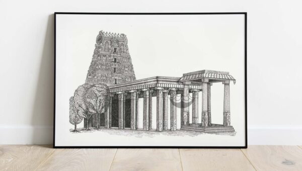 Parthasarathy Swamy Temple mockup